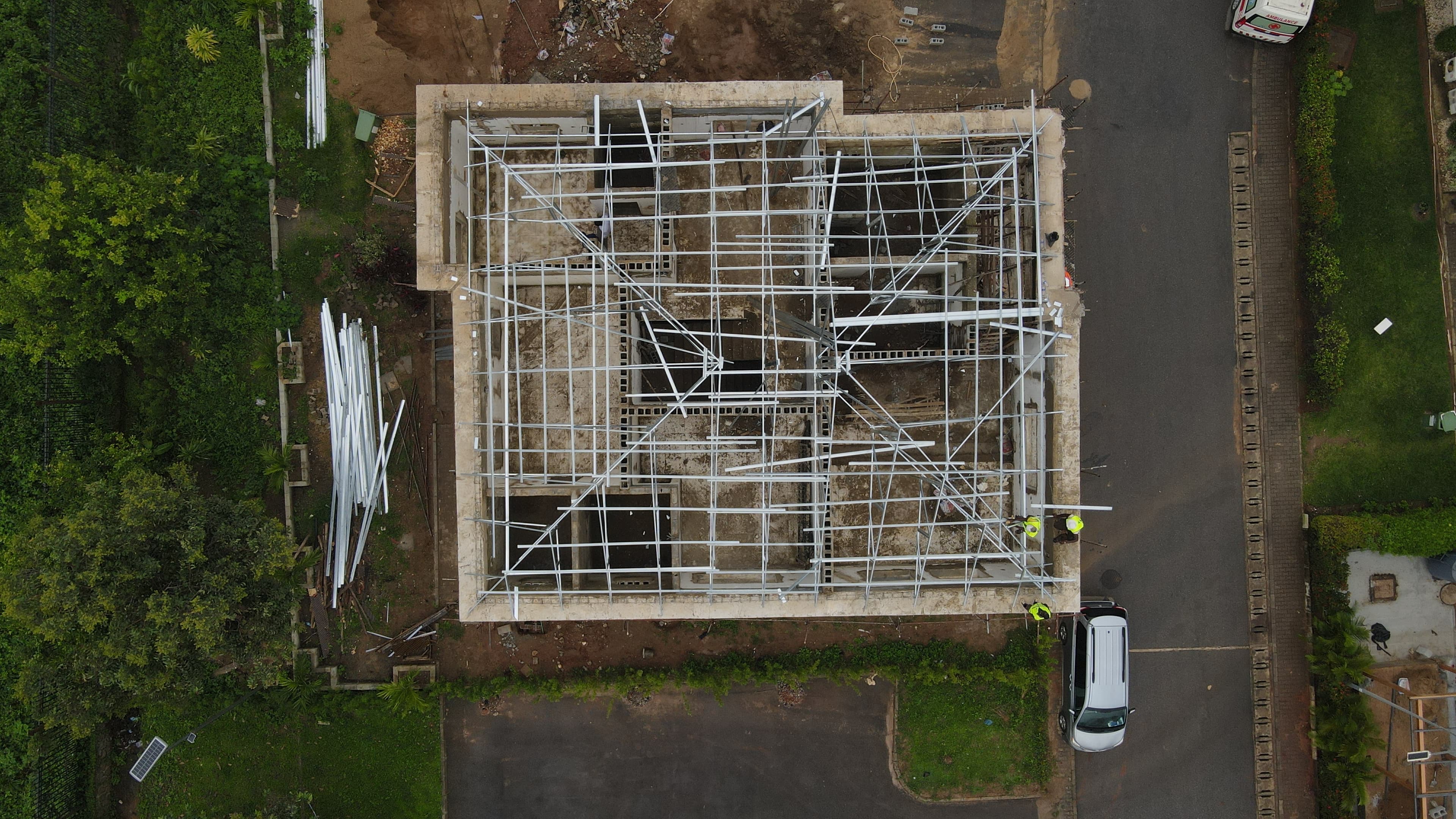 Aso Grove Light Gauge Steel Roofing Project