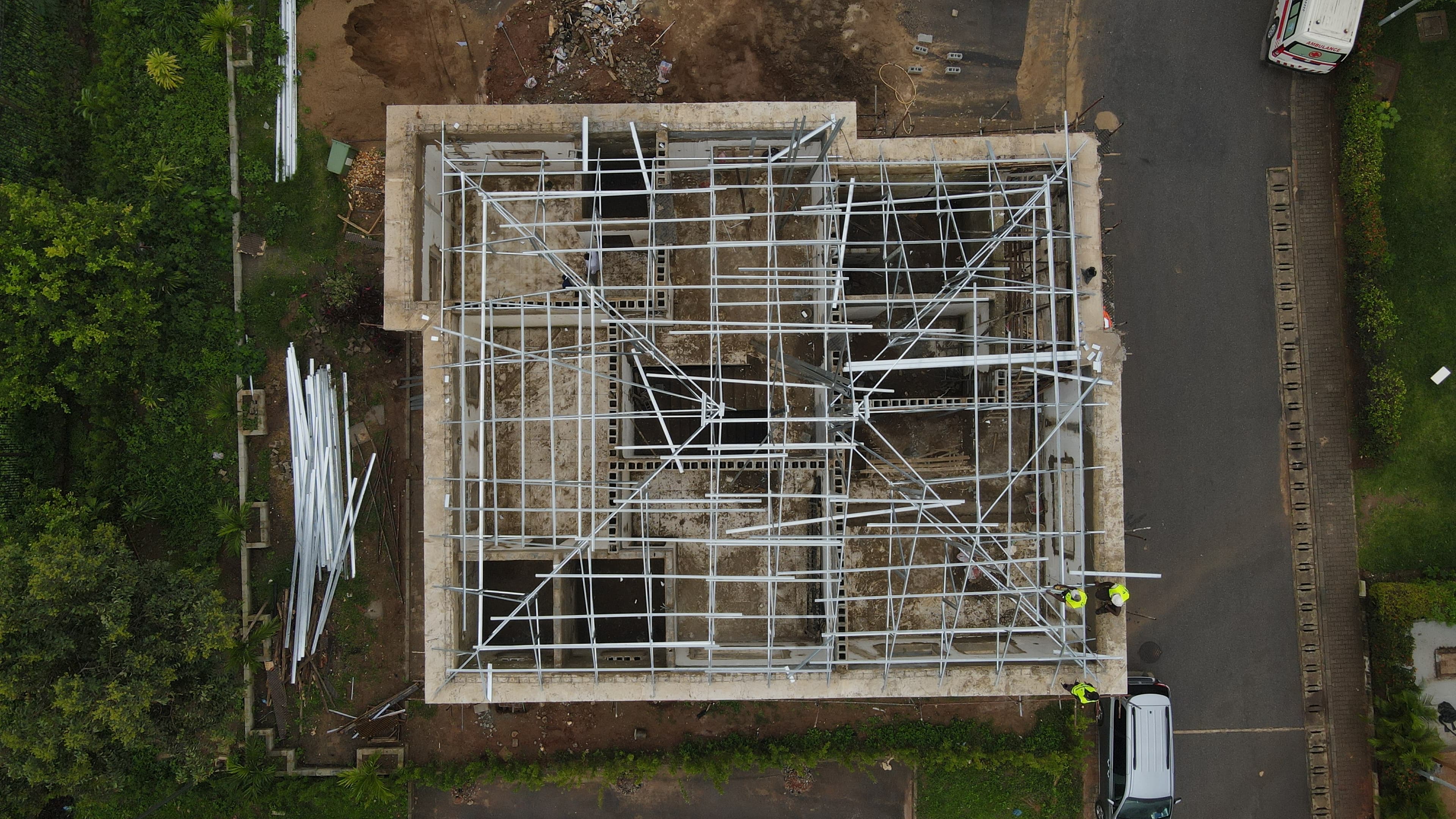 Aso Grove Light Gauge Steel Roofing Project