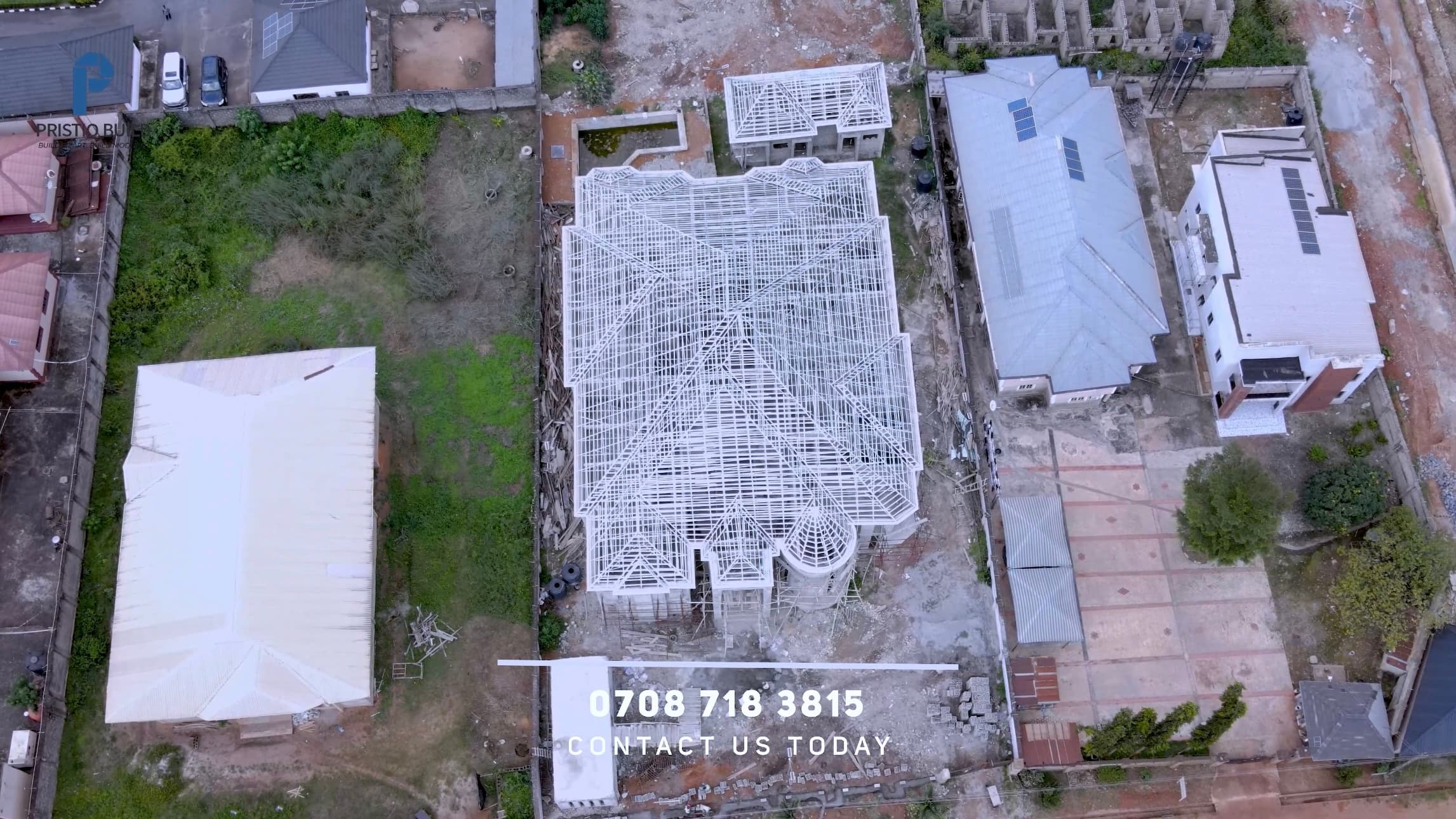 Akure Light Gauge Steel Roofing Project